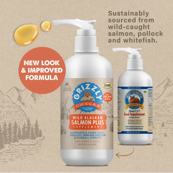 Grizzly Salmon Oil Plus- 16oz - Image 3