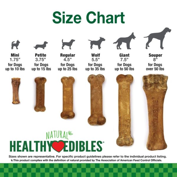 Nylabone Natural Healthy Edibles Bacon Flavored Bone - Image 4