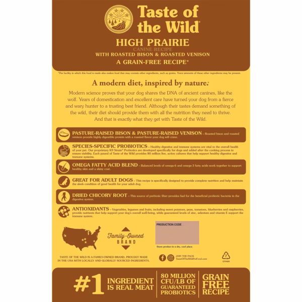 Taste of the Wild High Prairie Canine - 28 lb. - Image 4