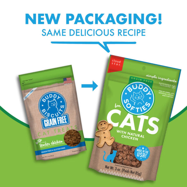 Buddy Softies Grain Free Cat Treats - 3 oz. - Image 3