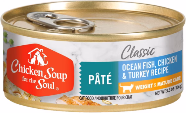 Chicken Soup for the Pet Lover's Soul Adult Cat Weight & Mature Care - 5.5 oz.