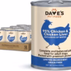 Dave's 95% Premium Chicken & Chicken Liver L.I.D. Dog Food - 13 oz. can