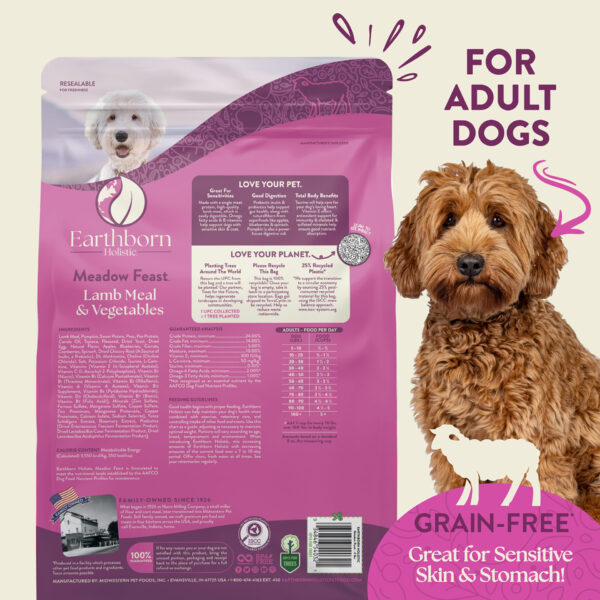 Earthborn Holistic Meadow Feast Natural Grain Free - 25 lb. - Image 2