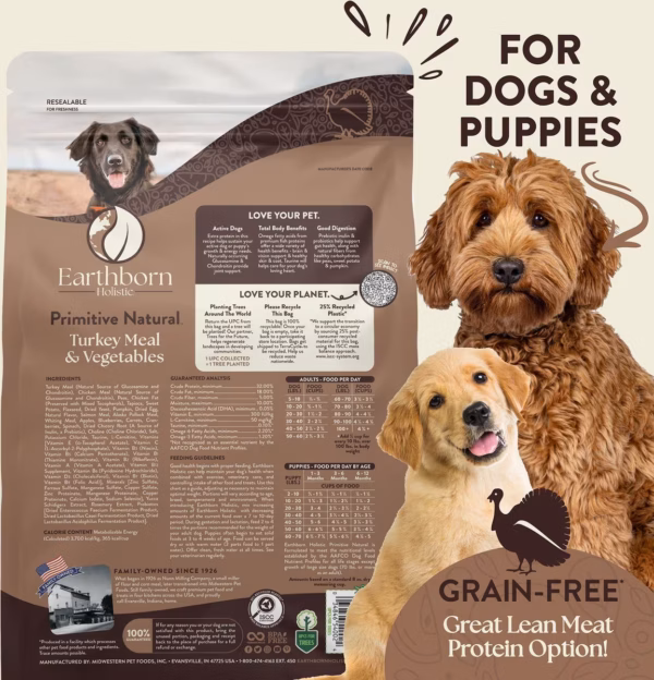 Earthborn Holistic Primitive Natural Grain Free - 25 lb. - Image 2