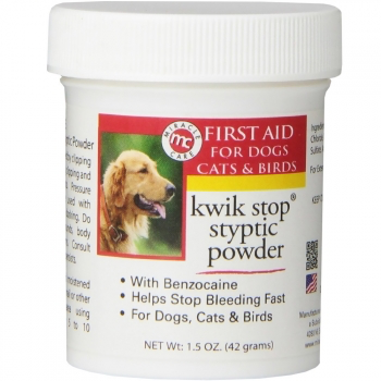 Kwik Stop Styptic Powder  oz. - The Pet Pantry