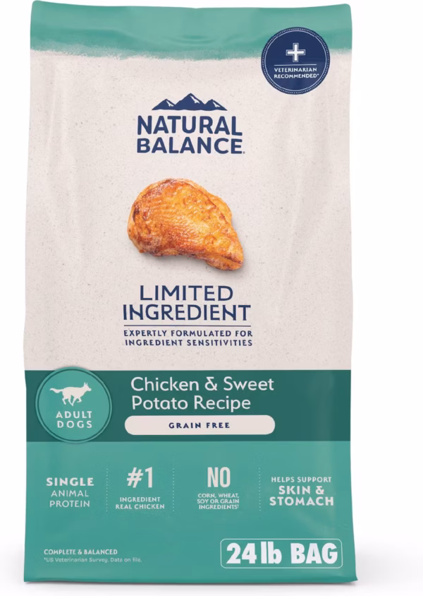 Natural Balance L.I.D. Chicken & Sweet Potato - 24 lb.