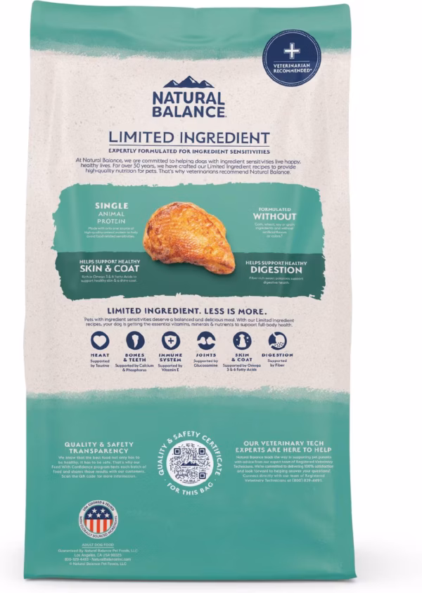 Natural Balance L.I.D. Chicken & Sweet Potato - 24 lb. - Image 2