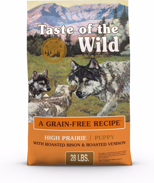 Taste of the Wild High Prairie Puppy Venison/Bison- 28 lb.