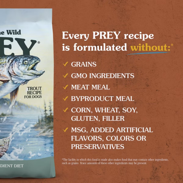 Taste of the Wild Prey Limited Ingredient Dry Dog Food - Trout - Image 5