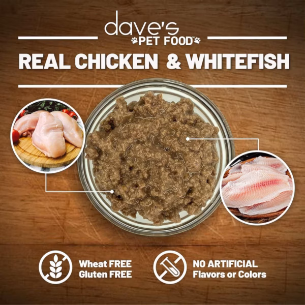 Dave's Naturally Healthy Chicken & Whitefish Dinner - 5.5 oz. - Image 2