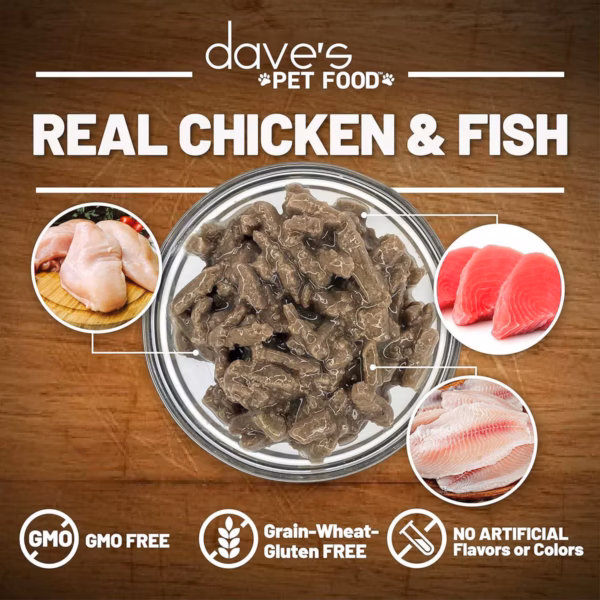 Dave's Naturally Healthy Fisherman's Stew Cat Food - 5.5 oz. - Image 2