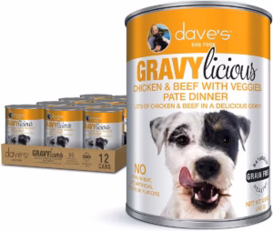 Dave's GRAVYlicious Chicken & Beef w/ Veggies Pate - 12 oz.