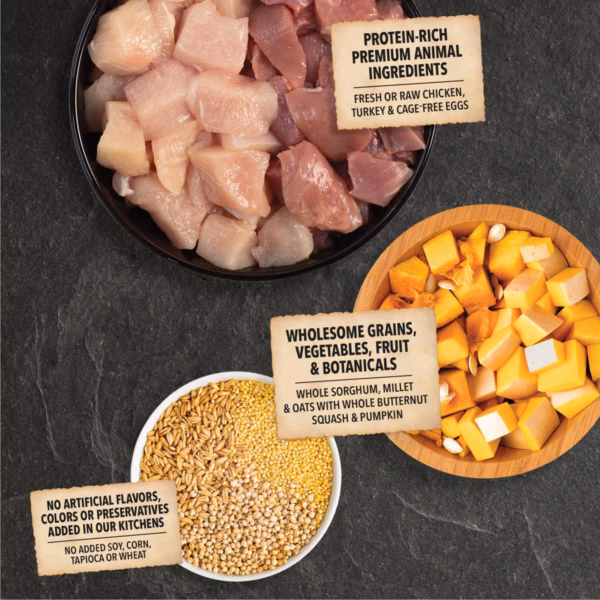 ACANA Wholesome Grains LID Free-Run Poultry, Liver & Whole Oats Recipe - 22.5 lb. - Image 3