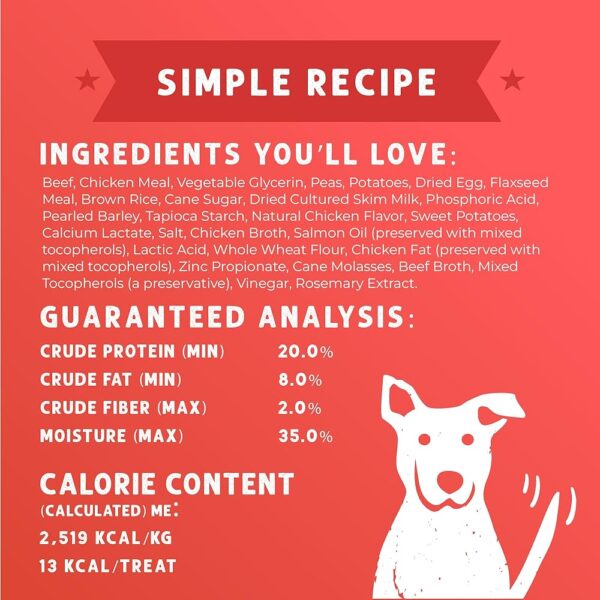 Wag More Bark Less Meat Cravers Beef Dog Treats - 12 oz. - Image 3