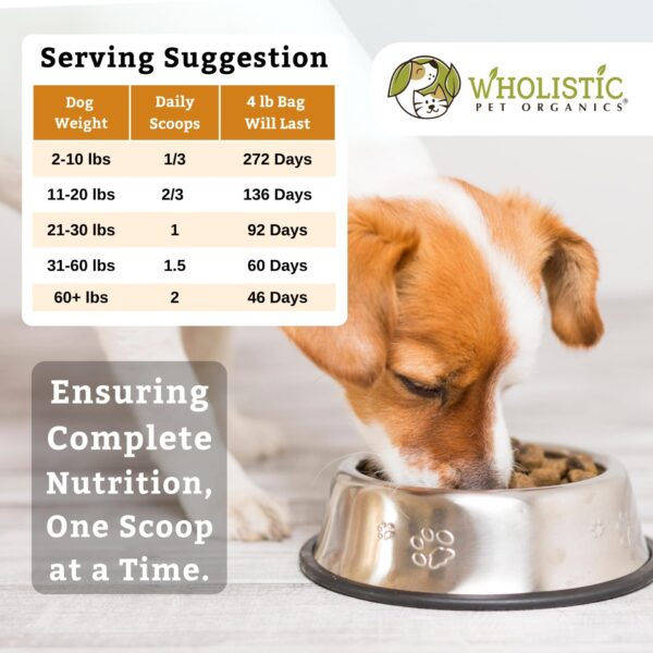 Wholistic Pet Organics - Organic Pumpkin Canine Complete Daily Multivitamin - 1 lb. - Image 4