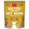 Wag More Bark Less Oats & Grains Biscuits w/ Crunchy Peanut Butter Dog Treats -3 lb.