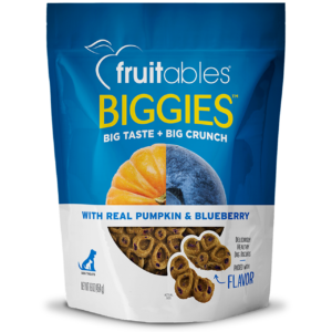 Fruitables Biggies Pumpkin & Blueberry Dog Treats - 16 oz.