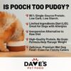 Dave's 95% Premium Chicken & Chicken Liver L.I.D. Dog Food - 13 oz. can - Image 4