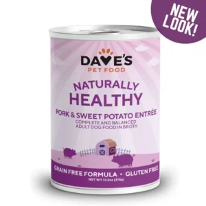 Dave's Naturally Healthy Pork & Sweet Potato Entree Dog Food - 13 oz. can