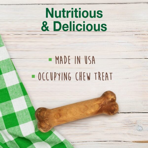 Nylabone Healthy Edibles All-Natural CHICKEN Dog Chew Treats - Petite 8 pack - Image 2