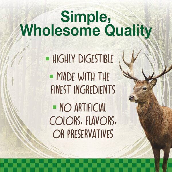 Nylabone Healthy Edibles WILD Natural VENISON Dog Chew Treat, Medium, 2-pack - Image 4