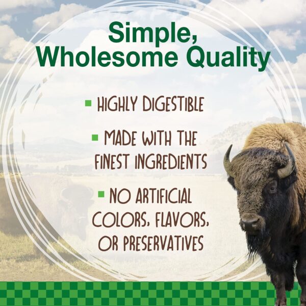 Nylabone Healthy Edibles Wild All-Natural BISON Dog Chew Treats - Medium 2-pack - Image 4