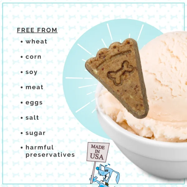 Lazy Dog Co. Pup-Pie & Ice Cream Slices Banana Nut w/ Honey & Bacon Dog Treats - 5 oz. - Image 3
