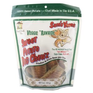 Sam's Yams Veggie Rawhide Sweet Potato Dog Chewz - 5 oz.