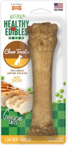Nylabone Healthy Edibles All-Natural Long Lasting Chicken Chew Treat - Souper Size