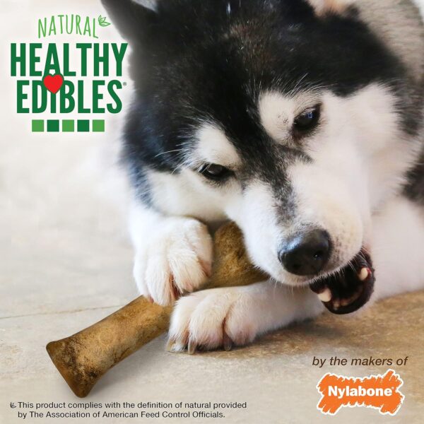 Nylabone Healthy Edibles All-Natural Long Lasting Chicken Chew Treat - Souper Size - Image 4
