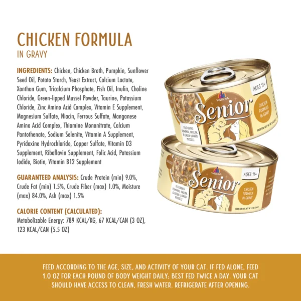 Weruva Senior Grain-Free Chicken Recipe in Gravy - Image 3