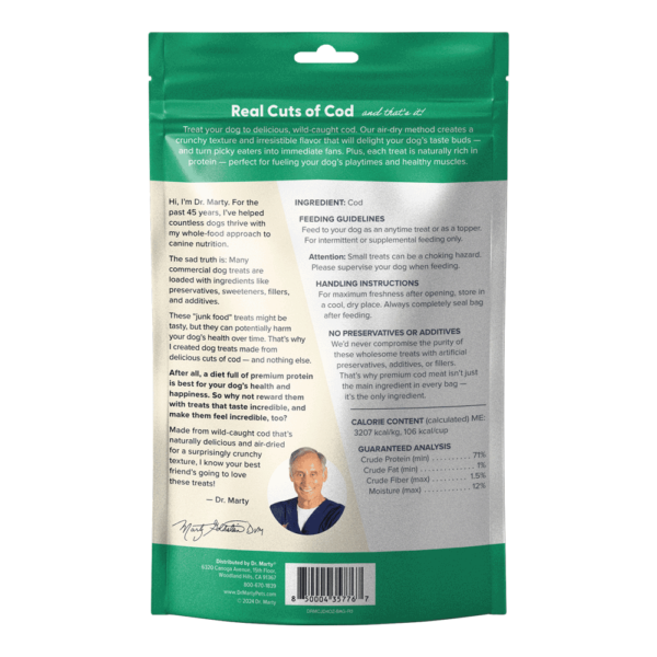 Dr. Marty Cod Cracklers Dog Treat - 4 oz. - Image 4