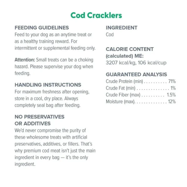 Dr. Marty Cod Cracklers Dog Treat - 4 oz. - Image 5