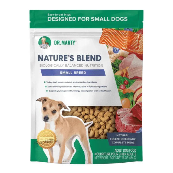 Dr. Marty Nature's Blend Small Breed Freeze-Dried Dog Food - 80 oz.