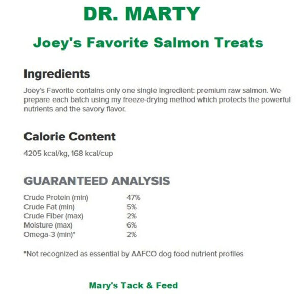 Dr. Marty Joey's Favorite Salmon Dog Treat - 4 oz. - Image 2