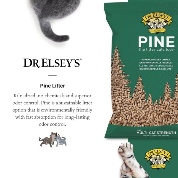 Dr. Elsey's Pine All-Natural Kiln-Dried Litter - 40 lb. - Image 2