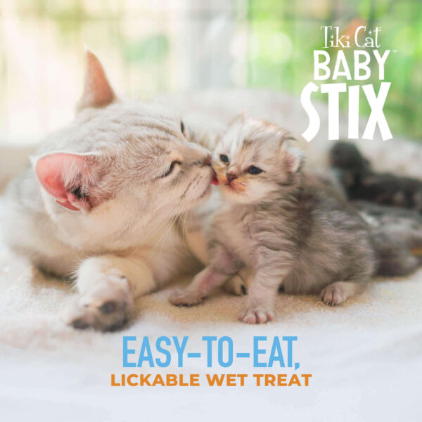 Tiki Cat Baby Stix Chicken in Creamy Gravy Lickable Cat Treats- 11.76 oz. - 42 count - Image 5