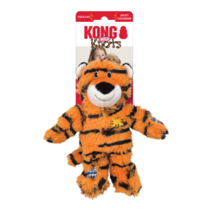 KONG Wild Knots Tiger Dog Toy - 7 in.