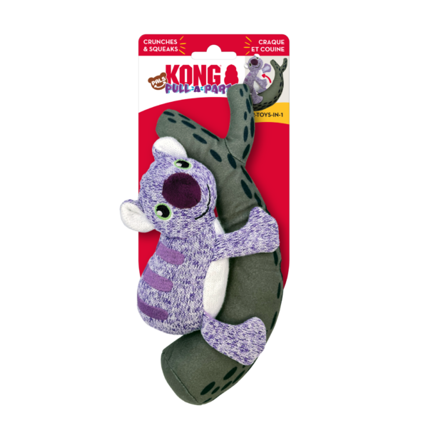 KONG Pull-A-Partz 2-Toys-in-1 Koala Dog Toy