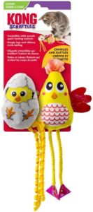 KONG Scrattles Chicken Catnip Toy - 2 pk.