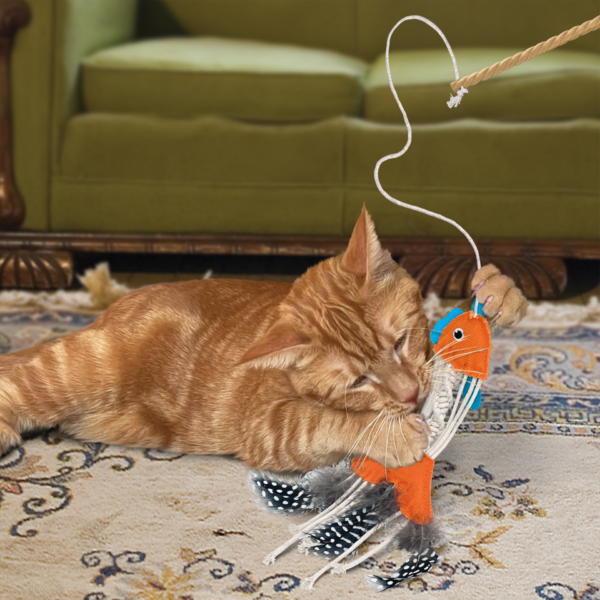 KONG Naturals Teaser Fish w/ Catnip - Image 4