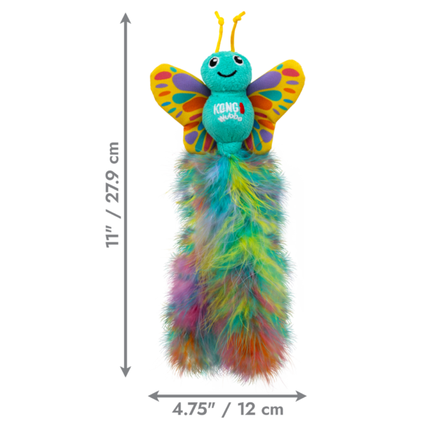 KONG Wubba Butterfly Catnip Toy - Image 3