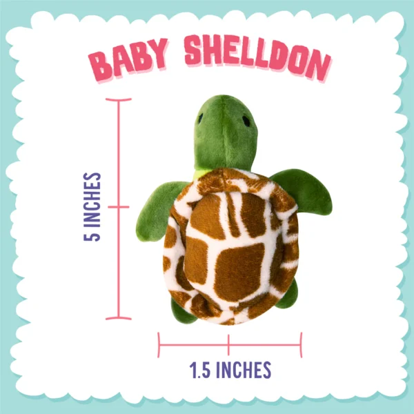 SnugArooz Baby Shelldon Dog Toy - 5 in. - Image 3
