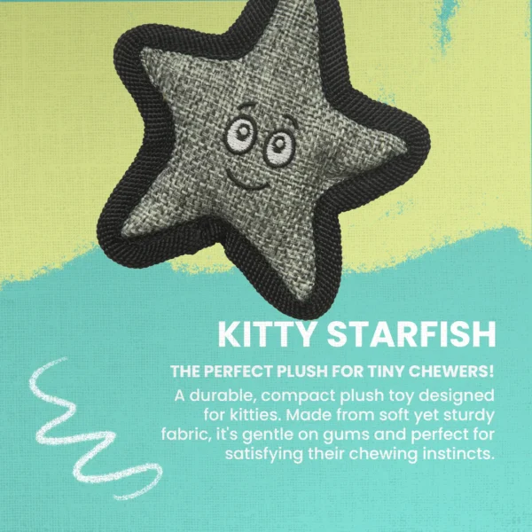 SnugArooz Kitty Starfish Cat Toy - Image 2