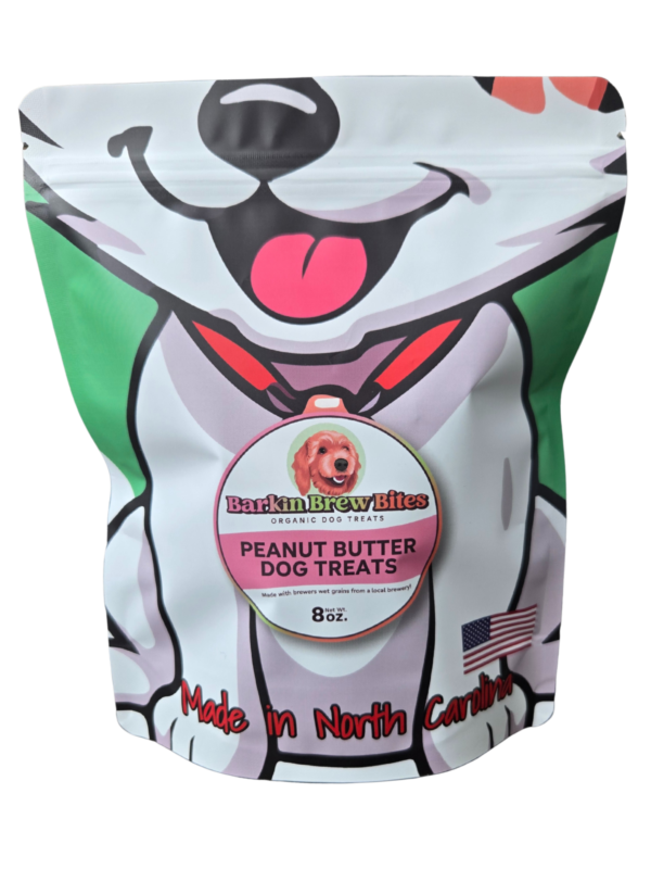 Barkin Brew Bites Peanut Butter Dog Treats - 8 oz.