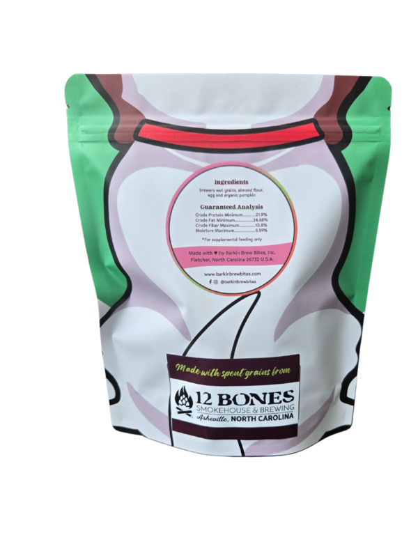Barkin Brew Bites Pumpkin Dog Treats - 8 oz. - Image 2